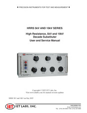 IET Labs HRRS 10kV Series User And Service Manual