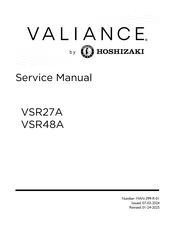 Hoshizaki VALIANCE VSR27A Service Manual
