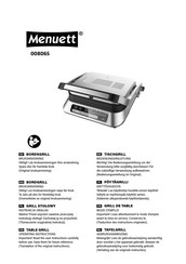 Menuett 008065 Operating Instructions Manual