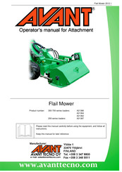 AVANT A21364 Operator's Manual