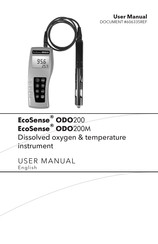 YSI EcoSense ODO200-CAP User Manual