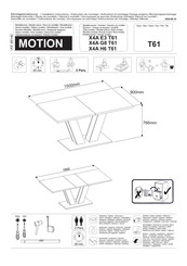 XONOX MOTION X4A H6 T60 Installation Instructions Manual