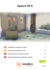 WANDERS Square 40 G Free User Manual And Installation Manual