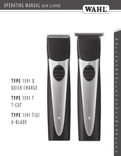 Wahl 1591 T Operating Manual