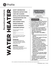 GE PR60PTLWBU Owner's Manual And Installation Instructions