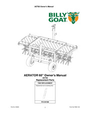 Billy Goat AET60 Owner's Manual