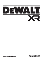 DeWalt DCMHT573X1-QW Original Instructions Manual