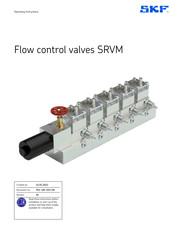 SKF SRV1-005 Operating Instructions Manual