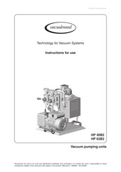 vacuubrand 699029 Instructions For Use Manual