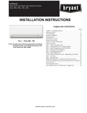 Bryant 615PHAQ06XA3 Installation Instructions Manual