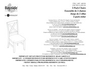 Whalen Bayside FURNISHINGS CSC7PD-12-2PCUK Assembly Instructions Manual