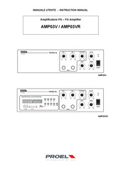 PROEL AMP03VR Instruction Manual