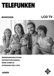 Telefunken B24H342A Instruction Manual