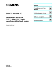 Siemens SIMATIC PDT V1.3 Operating Manual