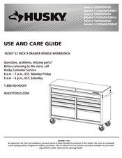 Husky H52MWC9BLU Use And Care Manual