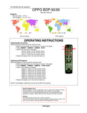 Oppo BDP-93 Operating Instructions