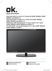 OK. OLE 244 B-D4 User Manual