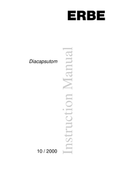 Erbe DIACAPSUTOM Instruction Manual