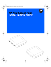 Motorola solutions AP-7532 Installation Manual
