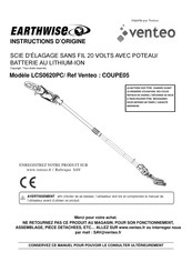 EarthWise LCS0620PC Owner's Manual
