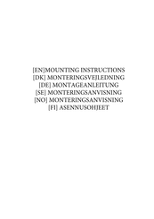 Loevschall 3423100199 Mounting Instructions