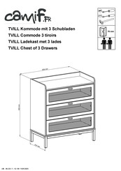 Camif TVILL Chest of 3 Drawers Manual