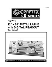 Craftex CX series User Manual