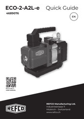 Refco ECO-2-A2L-e Quick Manual