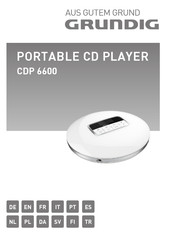 Grundig CDP 6600 Manual