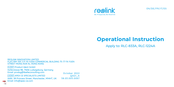 Reolink RLC-833A Operational Instruction