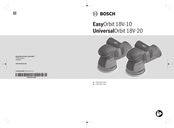 Bosch EasyOrbit 18V-10 Original Instructions Manual