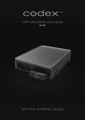 Codex XR Capture Drive Dock CDX-75002 Getting Started Manual
