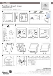 Johnson Controls NSA-7000 Installation Instructions Manual