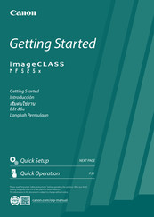 Canon imageCLASS MF525x Getting Started
