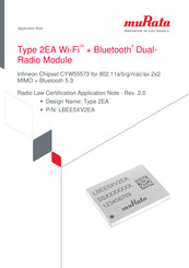 Murata LBEE5XV2EA Manual