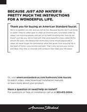 American Standard 777B Owner's Manual