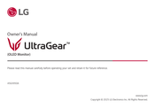 LG UltraGear 45GX950A Owner's Manual