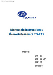 Bbagua EUR 50 Instruction Manual
