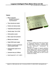 Logosol LS-138 Manual