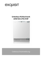 Exquisit UKS130-4-FE-010F Manual