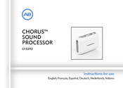 Advanced Bionics CHORUS CI-5292 Instructions For Use Manual