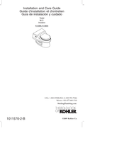 Kohler K-3804 Installation And Care Manual