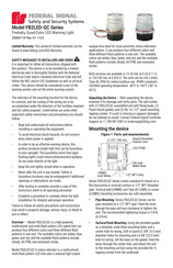 Federal Signal Corporation FB2LED-QC Series Manual