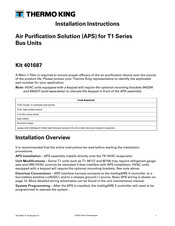 Trane Technologies THERMO KING 401687 Installation Instructions Manual