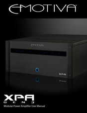 Emotiva XPA-3 Gen3 User Manual