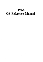 Epson PX-8 Reference Manual