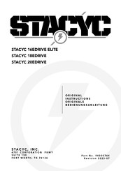 STACYC 20EDRIVE Instructions Manual