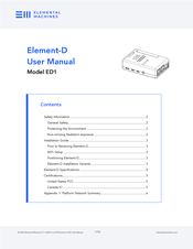 Elemental Machines Element-D ED1 User Manual