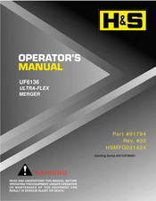 H&S ULTRA-FLEX UF6136 Operator's Manual