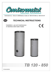 Centrometal TB 850 Technical Instructions